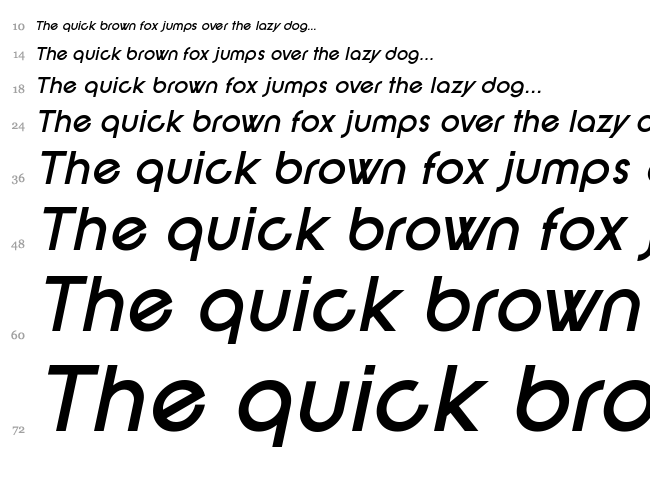SF New Republic font waterfall